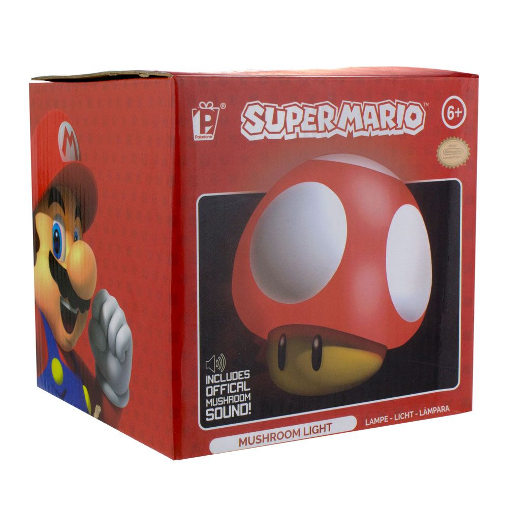 Super Mario Mini Light with Sound Mushroom 12 cm