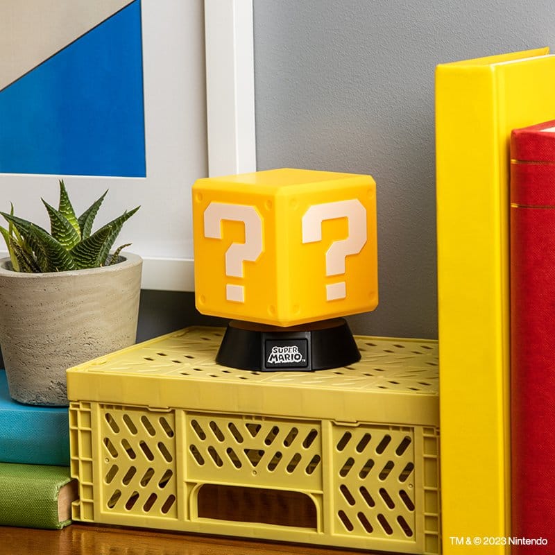 Super Mario Light Question Block 9 cm
