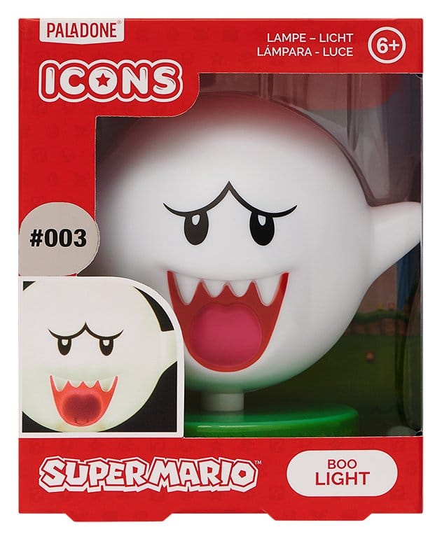 Super Mario Icon Light Boo 11 cm