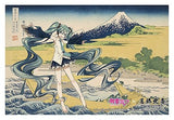 Hatsune Miku x Katsushika Hokusai iXima Postcard The Great Wave off Kanagawa (10)
