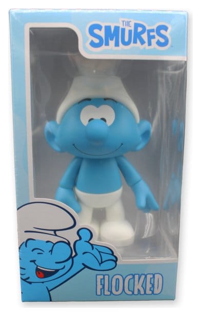 The Smurfs Vinyl Figure Smurf White and Blue - Flocked 19 cm