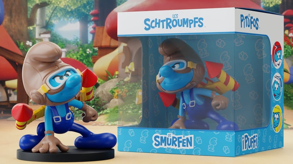The Smurfs Statue Jetpack Smurf 10 cm