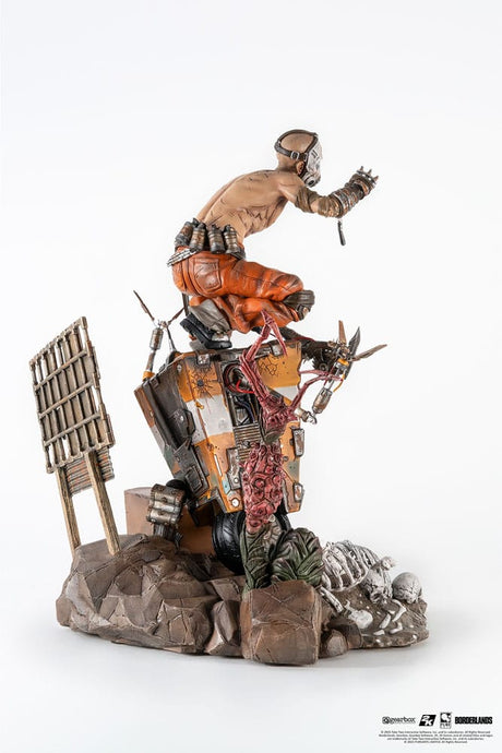 Borderlands 3 Statue 1/6 Psycho & Claptrap Diorama 40 cm