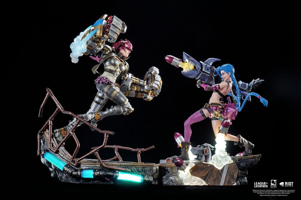League of Legends 2-Pack Vi & Jinx 1/6 Statues
