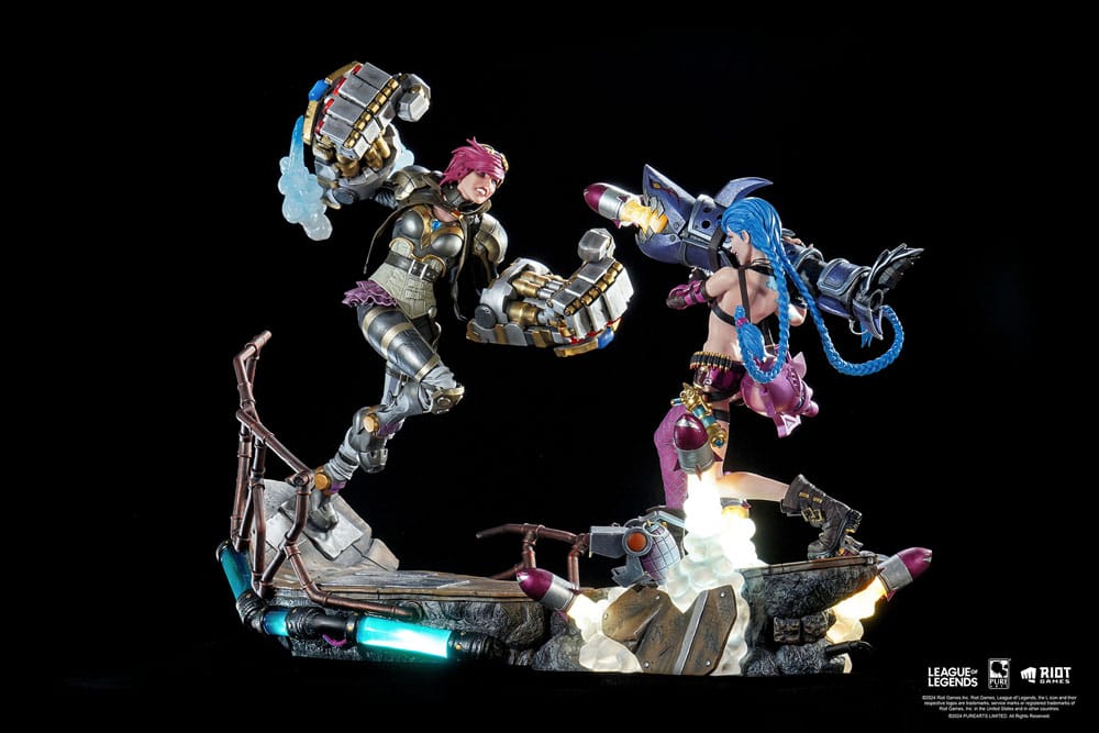 League of Legends 2-Pack Vi & Jinx 1/6 Statues