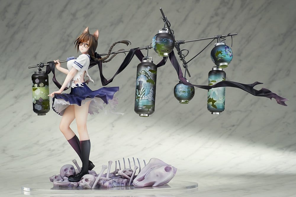 Comics Bakemonogatari PVC Figure 1/7 Tsubasa Hanekawa 26 cm