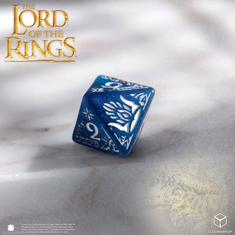 The Lord of the Rings Dice Set of 7 Gondor