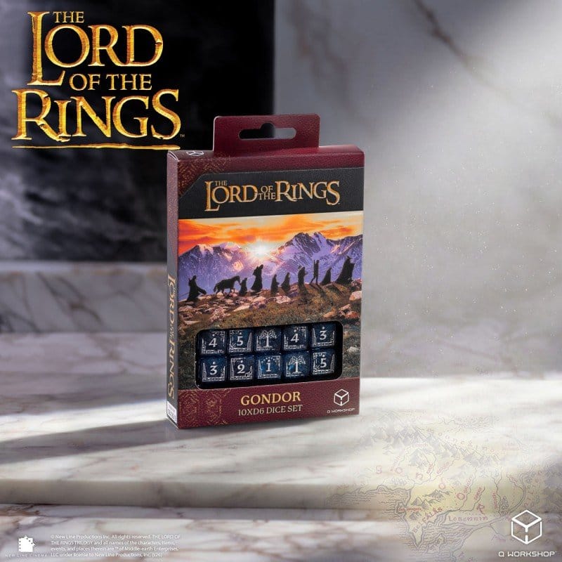 The Lord of the Rings: 10 D6 Dice Set Gondor