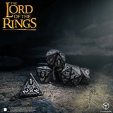 The Lord of the Rings Dice Set of 7 Moria (Glow in the Dark)