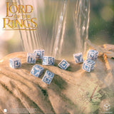 The Lord of the Rings: 10 D6 Dice Set Rivendell (Stone)