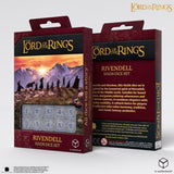 The Lord of the Rings: 10 D6 Dice Set Rivendell (Stone)