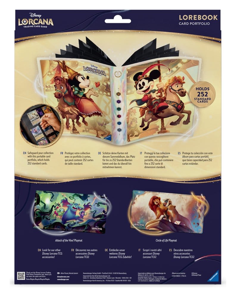 Disney Lorcana TCG Card Portfolio Mickey & Minnie