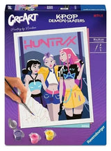 KPop Demon Hunters CreArt Paint by Numbers Painting Set Huntrix
