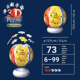Pokémon 3D Jigsaw Puzzle Ball Nightlight (73 Pieces)