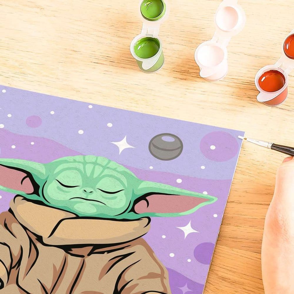 Star Wars: The Mandalorian CreArt Painting by Numbers Meditating Grogu