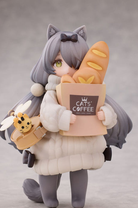 Decorated Life Collection PVC Statue Tea Time Cats - Cat Town Bakery Staff & Customer Set 12 cm