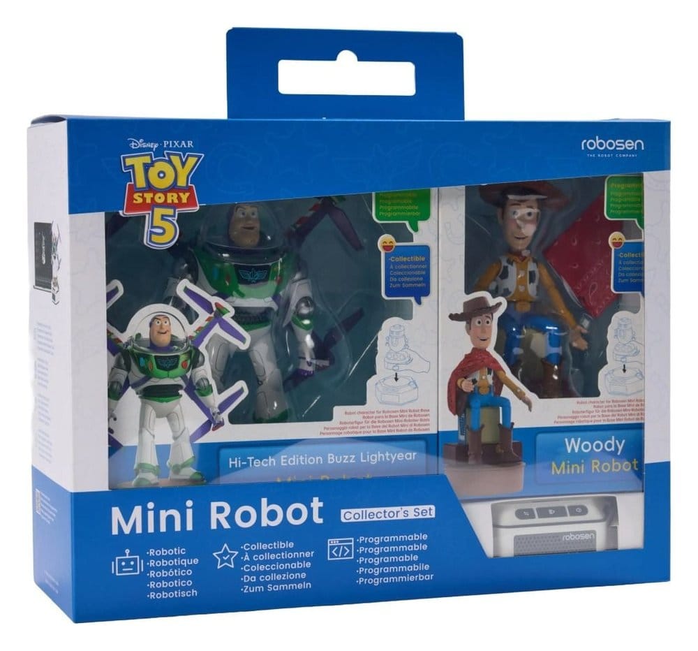 Disney Interactive Robot Toy Story 5 Set - Buzz Lightyear & Woody (Hi-Tech Edition) *French Version*