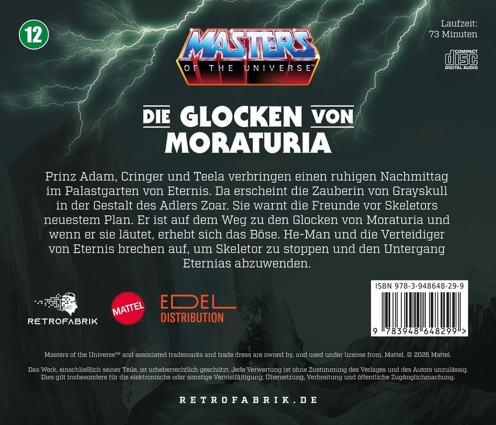 Masters of the Universe Radio Play CD Episode 12: Die Glocken von Moraturia *German Version*