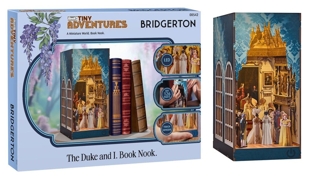 Bridgerton Tiny Adventures Book Nook Mini Diorama The Duke and I 18 cm