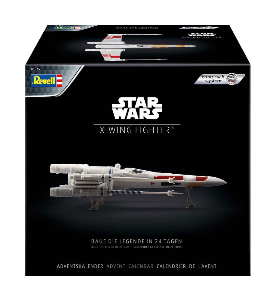 Star Wars X-Wing Fighter 1/57 Model Kit Advent Calendar
