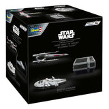 Star Wars Millennium Falcon, X-Wing Fighter, Darth Vader's Tie Fighter Model Kit Advent Calendar