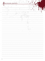 Vampire: The Masquerade 5th Edition RPG Journal Expanded Character Sheet Journal *Englische Version*