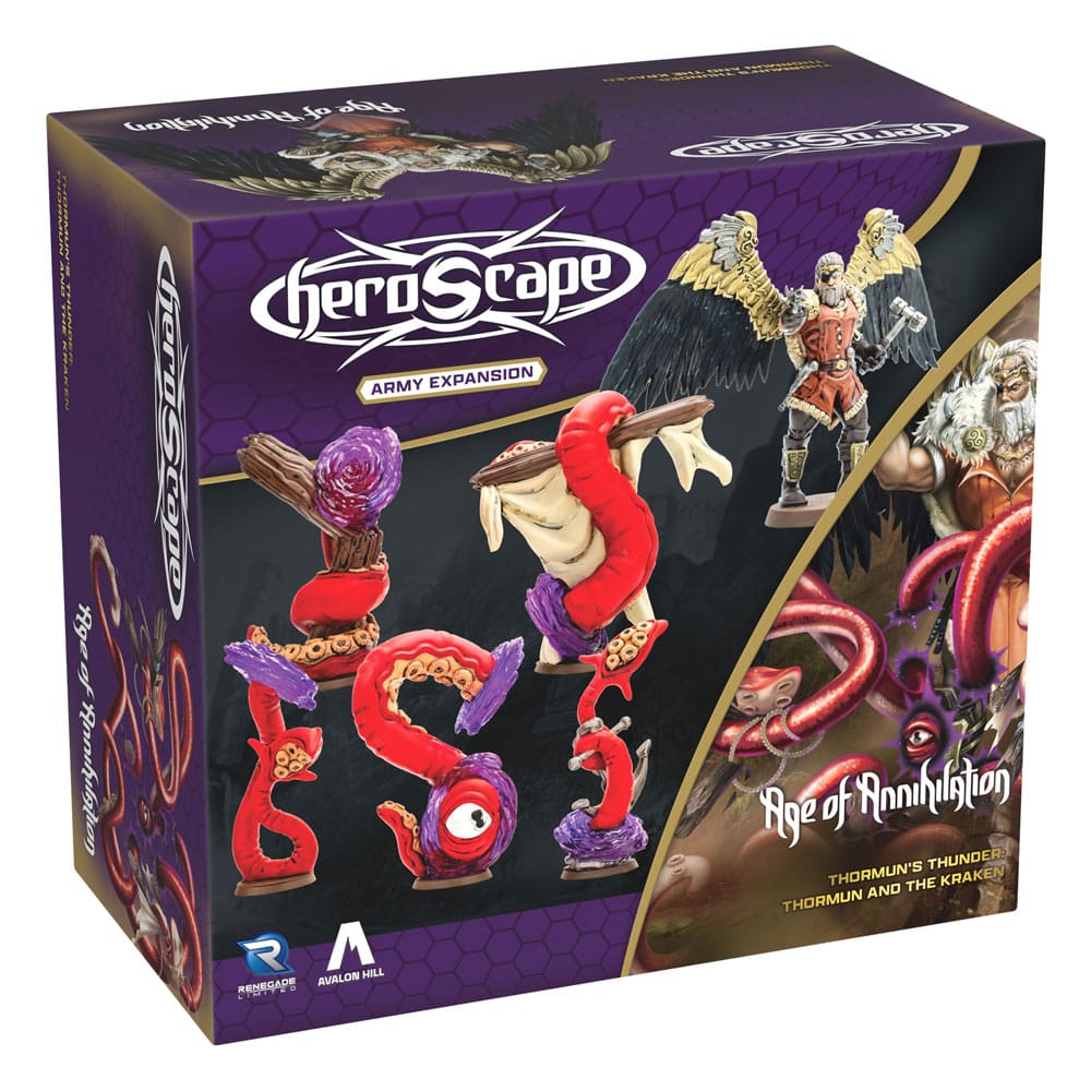 Heroscape Army Expansion Age of Annihilation Thormun & Kraken *English Version*