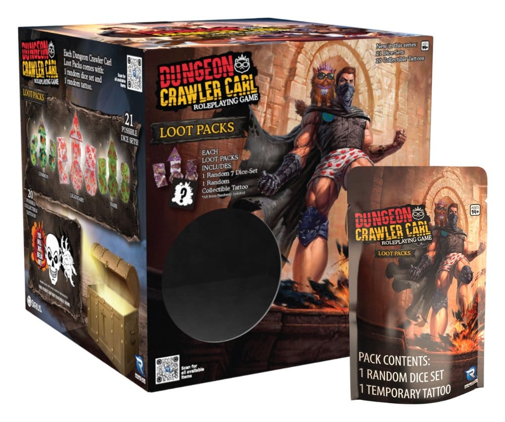 Dungeon Crawler Carl Dice Blind Box Display (20)