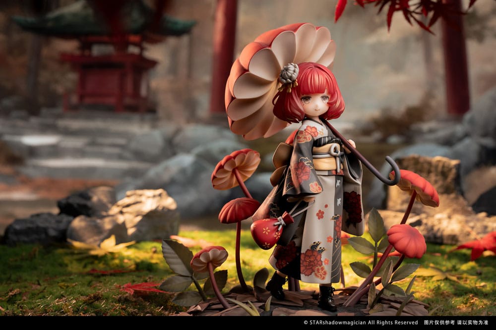 The Mushroom Girls PVC Statue 1/1 No.6 Marasmius Haematocephalus 23 cm