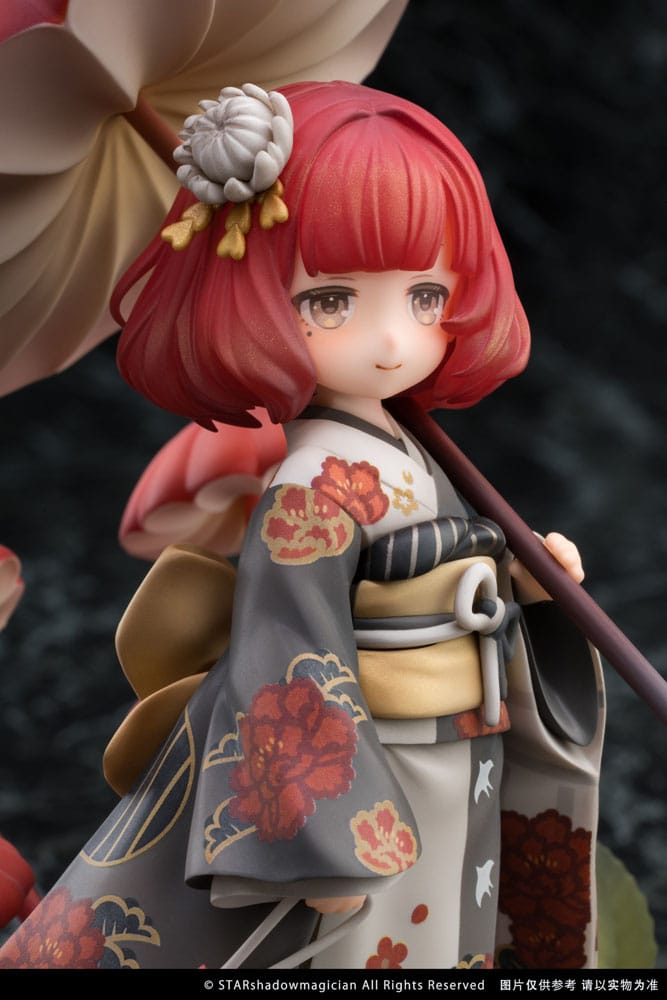 The Mushroom Girls PVC Statue 1/1 No.6 Marasmius Haematocephalus 23 cm
