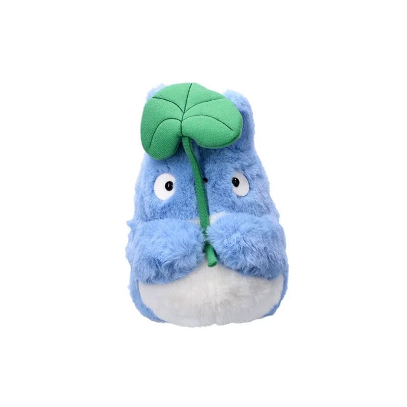 My Neighbor Totoro Nakayoshi Medium Totoro with leaf 20 cm Plush Figure