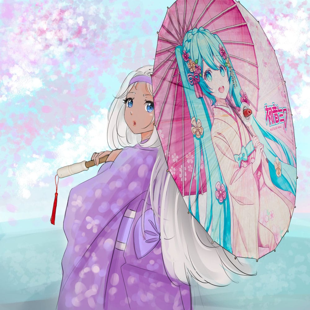 Hatsune Miku Paper Parasol Miku