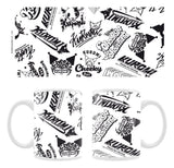 Sanrio Mug Kuromi Street logos