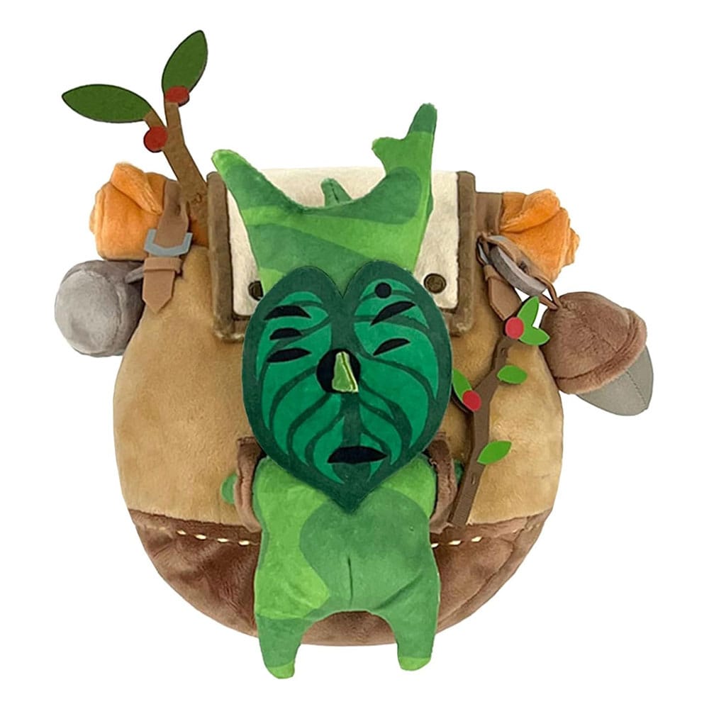 The Legend of Zelda Tears of the Kingdom ZP04 Korok with Backpack Brown 17 cm Plush Figure