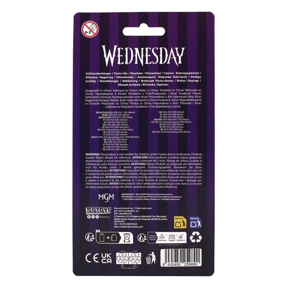 Wednesday Keychain Thing 7 cm