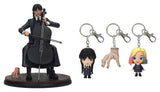 Wednesday Cello Figure with Figurative Keychain 20 cm