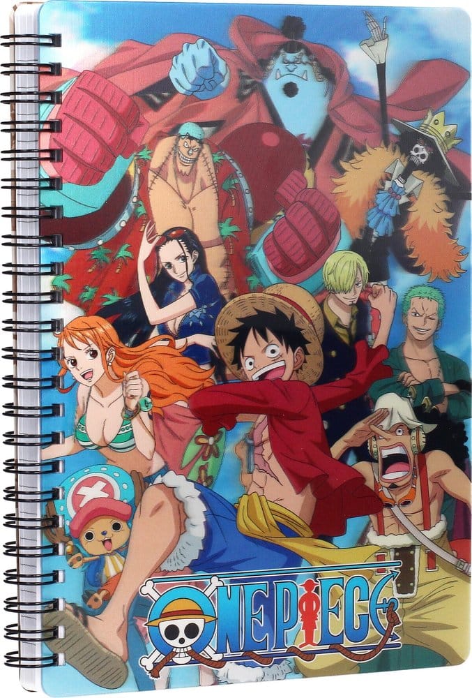 One Piece 3D Effect Notebook Group 5 21 x 15 cm