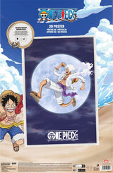 One Piece 3D Poster Monkey D. Luffy Gear 5 38 x 58 cm