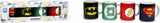 DC Comics Ceramic Mini Coffee Mugs Logos 8 cm Set (4)