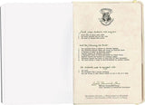 Harry Potter Hardcover Notebook Hogwarts Letter 21 cm