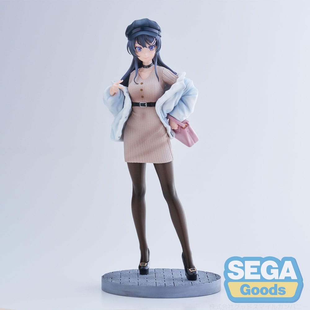 Rascal Does Not Dream of a Bunny Girl Senpai Mai Sakurajima Casual Clothes Ver. 21cm Luminasta PVC Statue