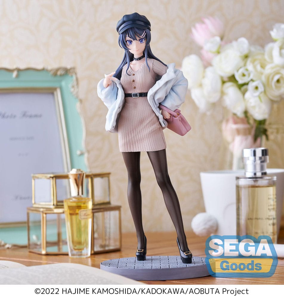 Rascal Does Not Dream of a Bunny Girl Senpai Mai Sakurajima Casual Clothes Ver. 21cm Luminasta PVC Statue