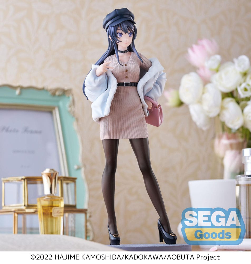 Rascal Does Not Dream of a Bunny Girl Senpai Mai Sakurajima Casual Clothes Ver. 21cm Luminasta PVC Statue