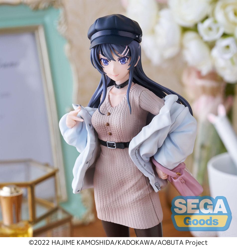 Rascal Does Not Dream of a Bunny Girl Senpai Mai Sakurajima Casual Clothes Ver. 21cm Luminasta PVC Statue
