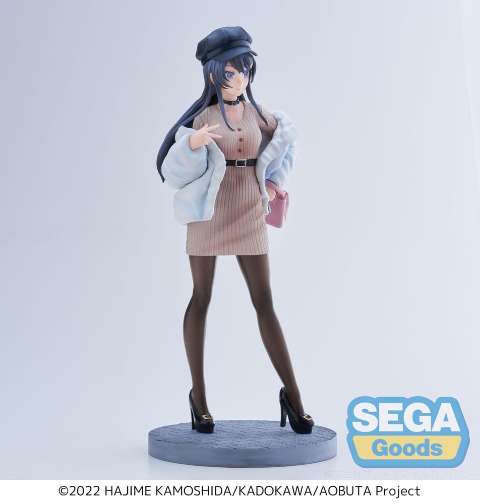 Rascal Does Not Dream of a Bunny Girl Senpai Mai Sakurajima Casual Clothes Ver. 21cm Luminasta PVC Statue