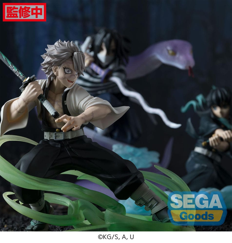 Demon Slayer: Kimetsu no Yaiba Xross Link Anime Sanemi Shinazugawa Hashira Training Arc 12 cm PVC Statue