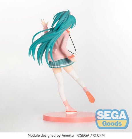 Hatsune Miku Project DIVA Arcade Future Tone Hatsune Miku Ribbon Girl 24cm PVC Statue