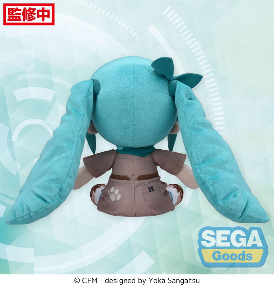 Hatsune Miku Fuwa Petit Hatsune Miku Going Out Series Zoo Ver. M 22 cm Plush Figure