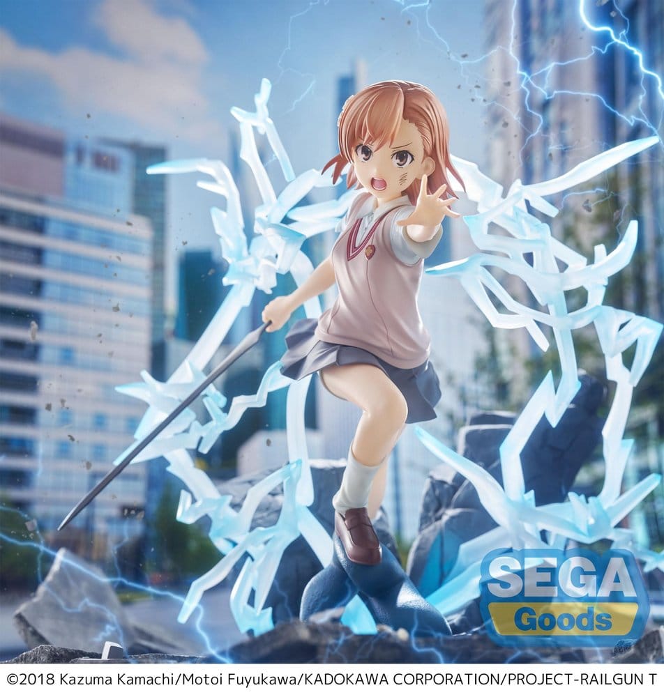 A Certain Scientific Railgun T FIGURIZMa PVC Figure Mikoto Misaka 23 cm