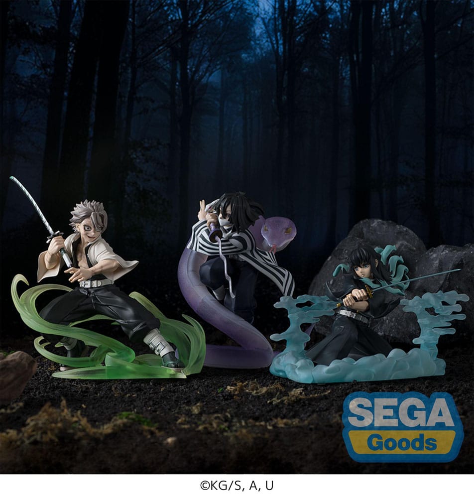 Demon Slayer: Kimetsu no Yaiba Xross Link Anime PVC Statue Muichiro Tokito Hashira Training Arc 11 cm